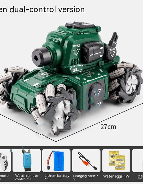 Load image into Gallery viewer, 24g Remote Control Tank Children&#39;s Lighting Water Bomb Toys
