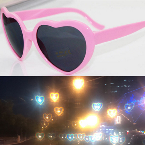 Load image into Gallery viewer, Night Lights Change Love Special Effects Glasses Sunglasses
