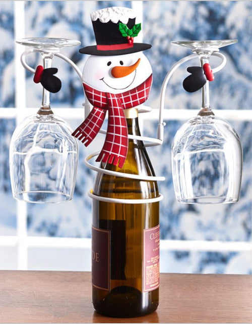 Load image into Gallery viewer, Christmas Snowman Red Wine Stick
