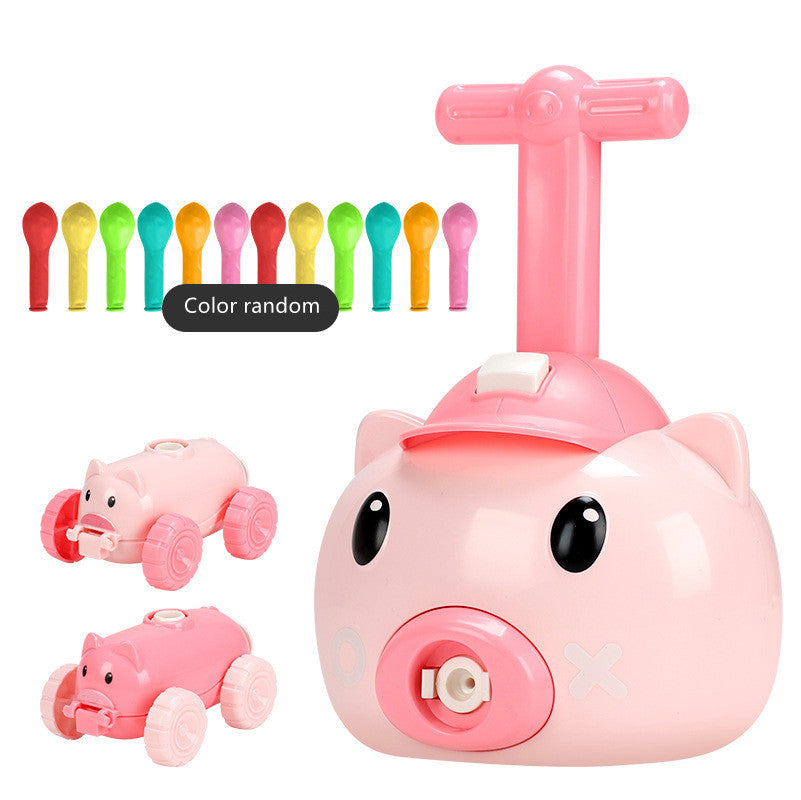 Children's Educational Toys For Piggy Pneumatic Car