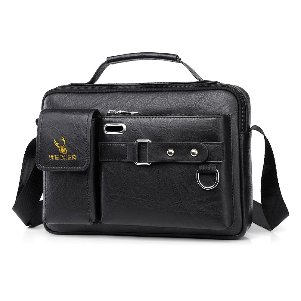 Mens Leather Bags Messenger Bag Briefcase Satchel Shoulder Handbag Cross Body