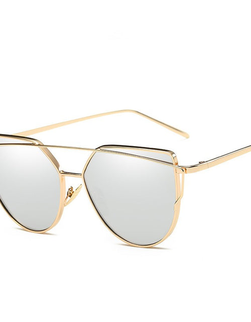 Load image into Gallery viewer, Female Vintage Gold Sunglasses
