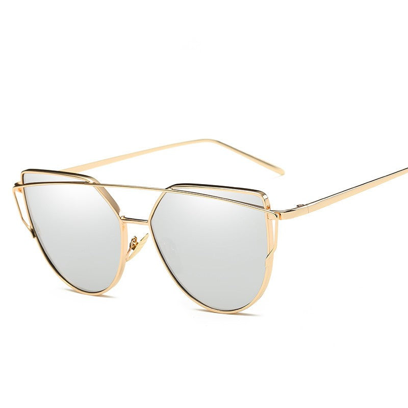 Female Vintage Gold Sunglasses