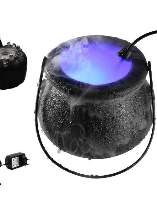 Load image into Gallery viewer, Halloween Pumpkin Smoke Witch Bucket Color Changing Lights
