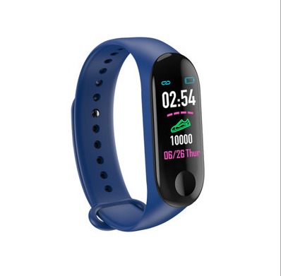 Smart Bracelet Heart Rate And Blood Pressure Exercise Meter Step Information Push Smart Reminder Colour Bracelet