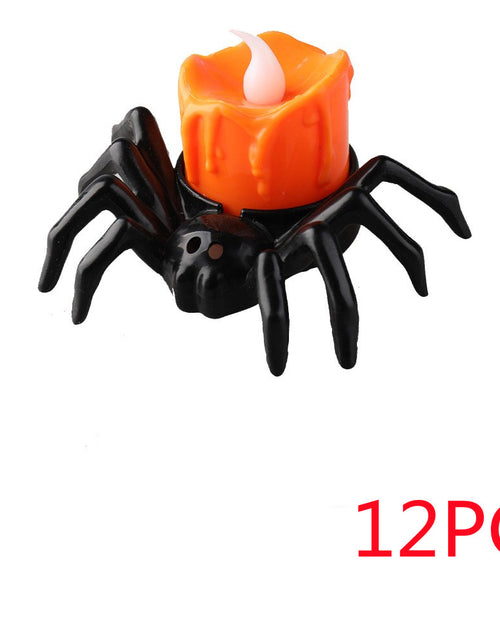 Load image into Gallery viewer, Halloween Festival Atmosphere Creative Halloween Spider Candlestick Ornaments
