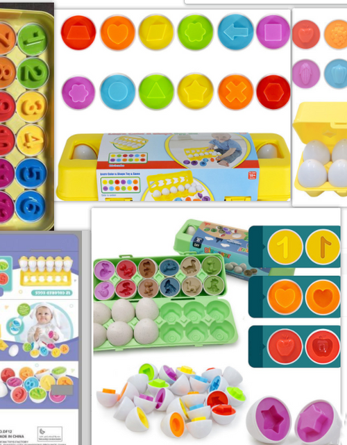 Load image into Gallery viewer, Baby Learning Educational Toy Smart Egg Toy Games Shape Matching Sorters Toys Montessori Eggs Toys For Kids Children
