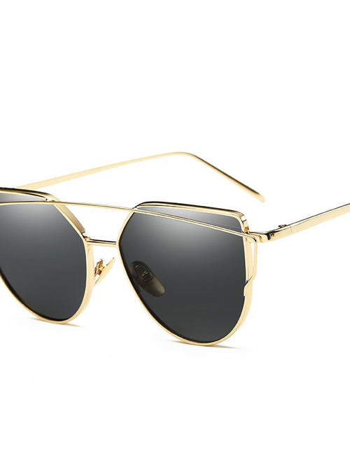 Load image into Gallery viewer, Female Vintage Gold Sunglasses
