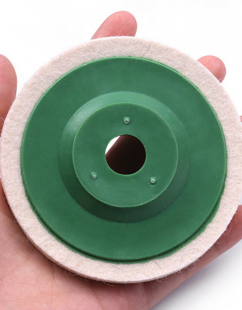 Load image into Gallery viewer, 10PCS Round Wool Buffing Pad Polishing Wheel Felt Buffer Disc For Angle Grinder
