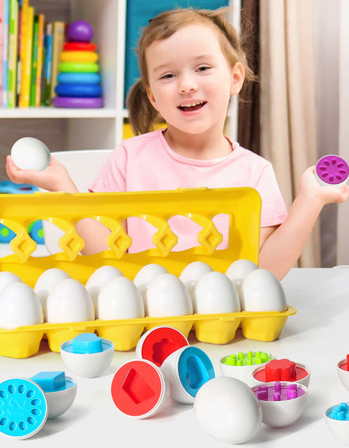 Load image into Gallery viewer, Baby Learning Educational Toy Smart Egg Toy Games Shape Matching Sorters Toys Montessori Eggs Toys For Kids Children
