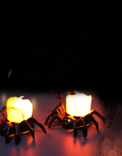 Load image into Gallery viewer, Halloween Festival Atmosphere Creative Halloween Spider Candlestick Ornaments
