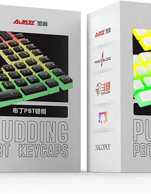 Load image into Gallery viewer, Detachable DIY Pudding Keycap Double Shot Translucent Layer Mechanical US Layout
