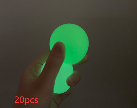 Load image into Gallery viewer, Luminous Sticky Ball Toys Sticky Wall Home Party Games Glow In The Dark Novelty Toys Decompression Squeeze Toy
