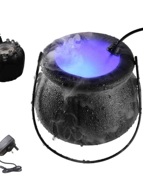 Load image into Gallery viewer, Halloween Pumpkin Smoke Witch Bucket Color Changing Lights
