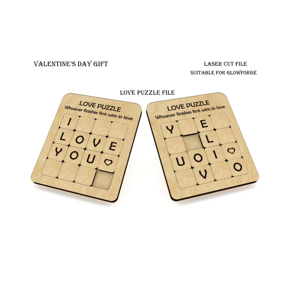 LOVE Puzzle Wooden Puzzle Game