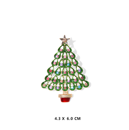 Load image into Gallery viewer, Christmas Tree Brooch Pin Women Girls Jewelry
