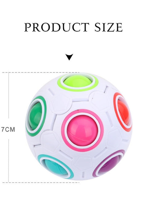 Load image into Gallery viewer, High Elasticity And Fall Resistance Puzzle Rainbow Ball Toy
