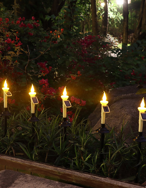 Load image into Gallery viewer, Outdoor Solar Candle LED Ground Lamp Garden Garden Decoration
