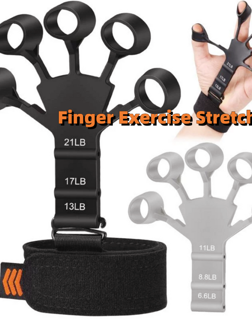 Load image into Gallery viewer, Silicone Grip Device Stretcher Finger Gripper Strength Trainer Strengthen Rehabilitation Training
