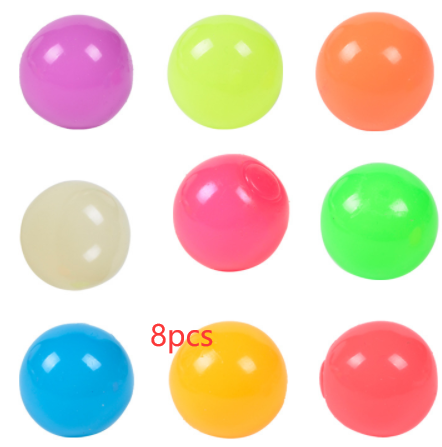 Load image into Gallery viewer, Luminous Sticky Ball Toys Sticky Wall Home Party Games Glow In The Dark Novelty Toys Decompression Squeeze Toy
