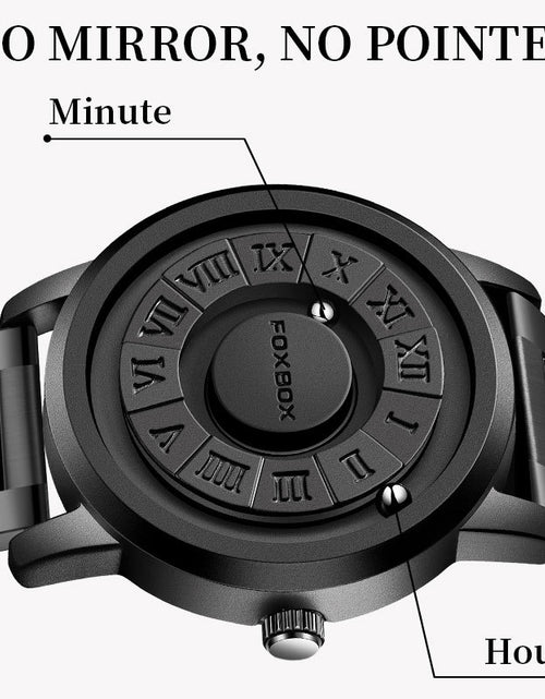 Load image into Gallery viewer, Lige Cool Magnetic Suspension Watch Men&#39;s Black Technology Creative Personality
