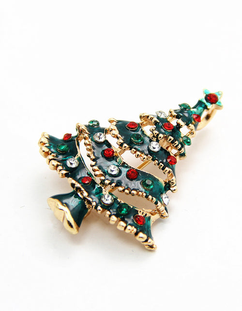 Load image into Gallery viewer, Christmas Tree Brooch Pin Women Girls Jewelry
