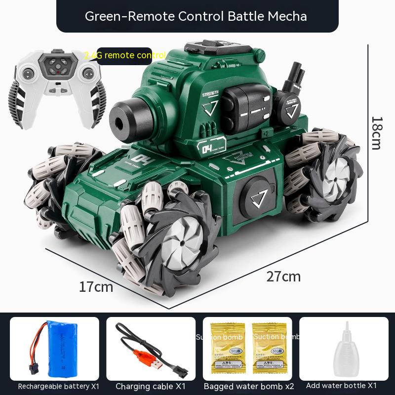 24g Remote Control Tank Children's Lighting Water Bomb Toys