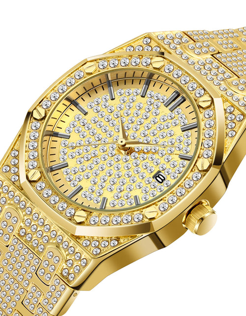 Load image into Gallery viewer, Hip Hop Calendar Starry Diamond-Embedded Watch
