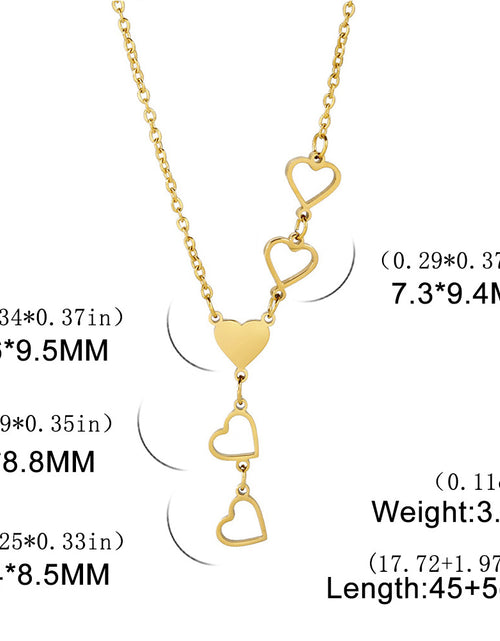 Load image into Gallery viewer, Fashion Love Pendant Stainless Steel Necklace
