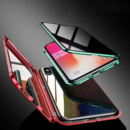Anti-Peep Magnetic Privacy Glass Phone Case | Protective Magnetic Shell - Anam Online