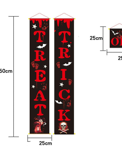 Load image into Gallery viewer, Halloween Decoration Outdoor Banner Halloween Couplets
