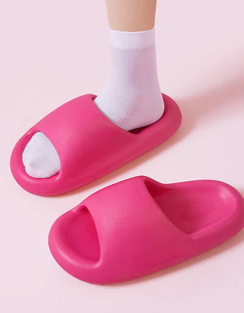 Load image into Gallery viewer, New Bread Shoes Soft Slippers Summer Candy Colour Bathroom Slippers
