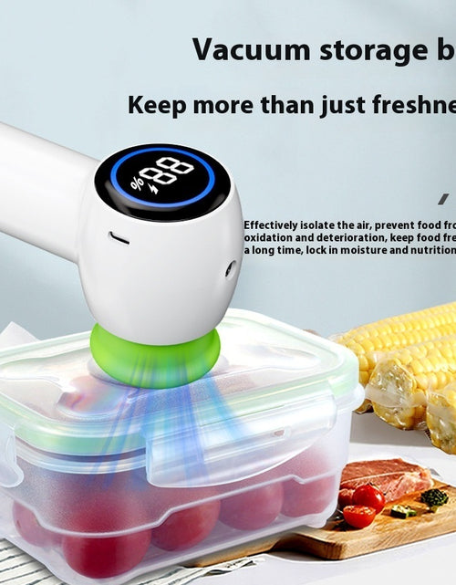 Load image into Gallery viewer, Multifunctional Handheld Freshness Protection Package Vacuum Sealing Machine
