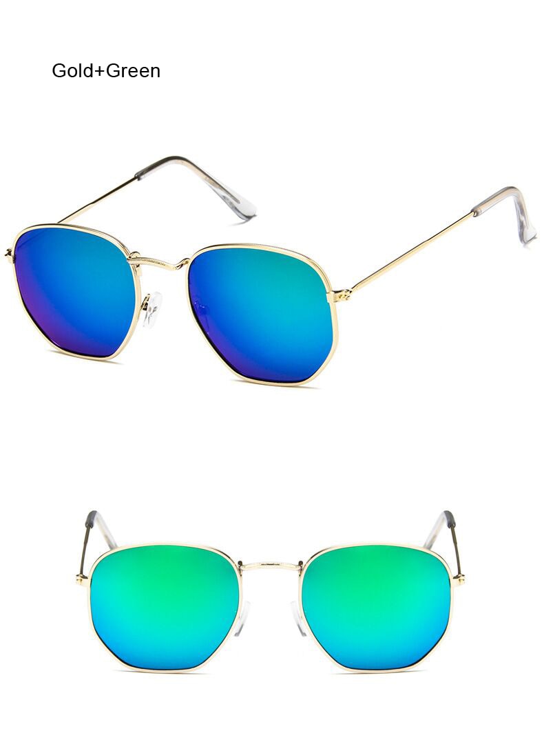 Women's Hexagonal Sunglasses