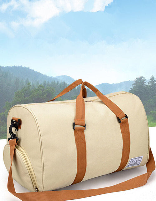 Load image into Gallery viewer, Men &amp; Ladies Sports Duffle Travel Bag Lager Canvas Leisure Work Gym Holdall Bags
