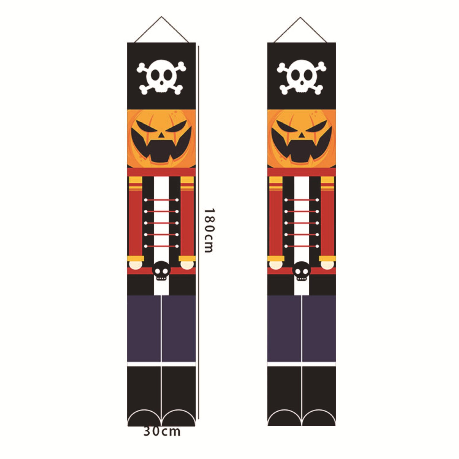 Halloween Soldier Model Nutcracker Banner Couplet