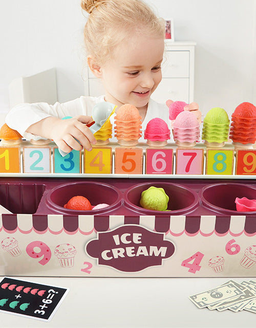 Load image into Gallery viewer, New Play House Ice Cream Math Kitchen Toys For Children Imitating Role Play Game Girls Toys Educational Toy
