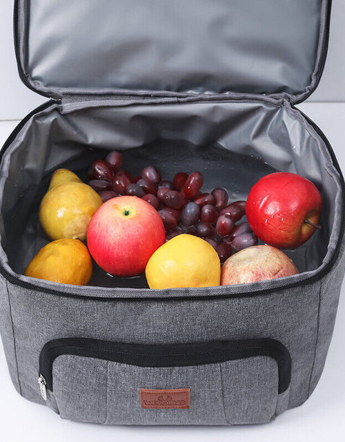 Load image into Gallery viewer, 24L Insulated Cooling Picnic Travel Camping Cooler Bag Lunch Foods Ice Drink UK
