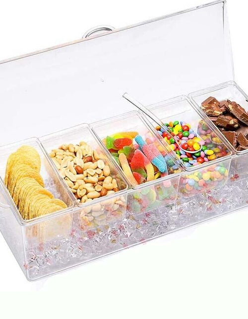 Load image into Gallery viewer, On Ice Bar Fruit Garnish Spice Box Condiment Dispenser Seasoning Storage Kitchen
