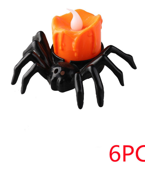 Load image into Gallery viewer, Halloween Festival Atmosphere Creative Halloween Spider Candlestick Ornaments
