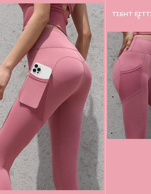 Load image into Gallery viewer, Gym Sport Seamless Leggings With Pockets Push Up High Waist Pants Women Fitness Running Yoga Pants Gym Sport Seamless Leggings
