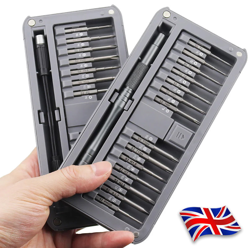 30 In 1 Precision Screwdriver Set For PC Phone Electronic Repair Tool Kit UK