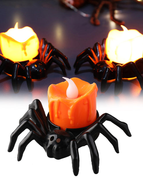 Load image into Gallery viewer, Halloween Festival Atmosphere Creative Halloween Spider Candlestick Ornaments
