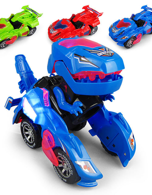 Load image into Gallery viewer, Hot Toys Deformation Dinosaur Toys Children&#39;s Light Music Electric Universal Toy Car
