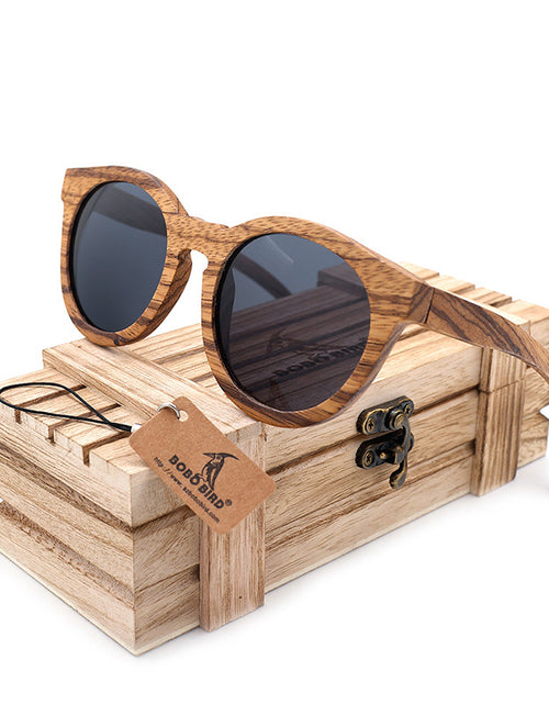 Load image into Gallery viewer, Wooden Eco-Friendly Unisex Sunglasses
