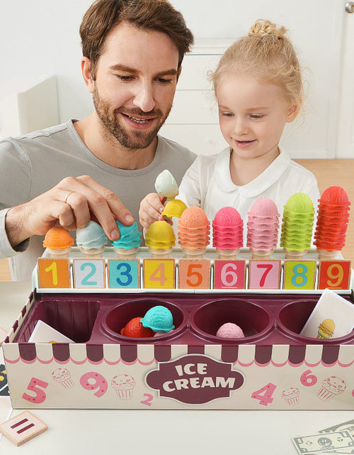 Load image into Gallery viewer, New Play House Ice Cream Math Kitchen Toys For Children Imitating Role Play Game Girls Toys Educational Toy
