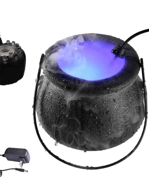 Load image into Gallery viewer, Halloween Pumpkin Smoke Witch Bucket Color Changing Lights
