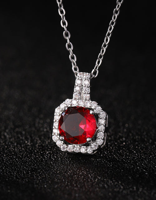 Load image into Gallery viewer, Perfume Bottle Pendant Necklace Women&#39;s Full Imitation Diamond
