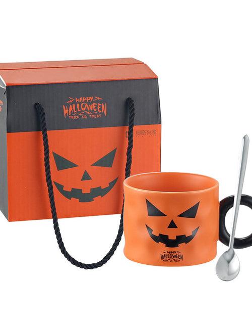 Load image into Gallery viewer, Halloween Gift Pumpkin Cup Ceramic Mug
