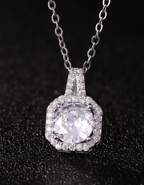 Load image into Gallery viewer, Perfume Bottle Pendant Necklace Women&#39;s Full Imitation Diamond
